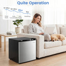 Compact Mini Fridge with 7-Level Thermostat - 1.7 Cu Ft