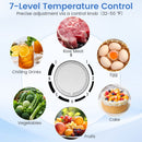 Compact Mini Fridge with 7-Level Thermostat - 1.7 Cu Ft