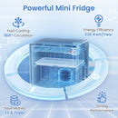 Compact Mini Fridge with 7-Level Thermostat - 1.7 Cu Ft