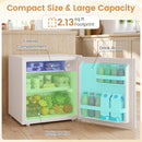 Compact Mini Fridge with 7-Level Thermostat - 1.7 Cu Ft