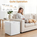 Compact Mini Fridge with 7-Level Thermostat - 1.7 Cu Ft
