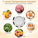 Compact Mini Fridge with 7-Level Thermostat - 1.7 Cu Ft