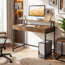 Compact Office Desk with Removable Monitor Shelf & Drawer
