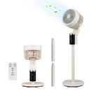 Compact Oscillating Standing Fan with 70° Oscillation and 90° Tilt for Home Office