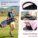 Women's Complete Golf Club Set Right Hand with Rain Hood