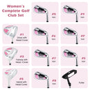 Women's Complete Golf Club Set Right Hand with Rain Hood