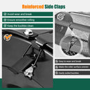 Compost Spreader 24 Inch Peat Moss Spreader Roller with Height-adjustable T-shape Handle