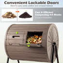 Compost Tumbler 37.5 Gallon Large Outdoor Compost Bin