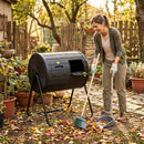 Compost Tumbler 37.5 Gallon Large Outdoor Compost Bin