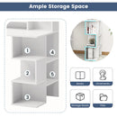 Modern Computer Desk with Storage Bookshelf and Hutch for Home Office