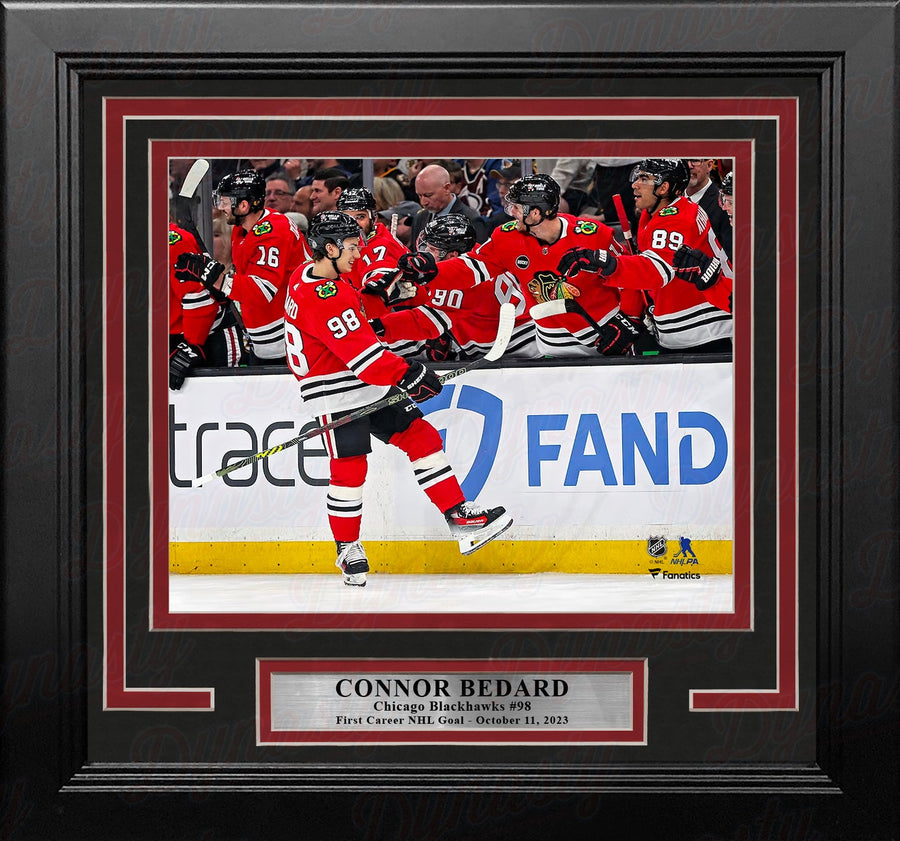 Connor Bedard First NHL Goal Chicago Blackhawks 8