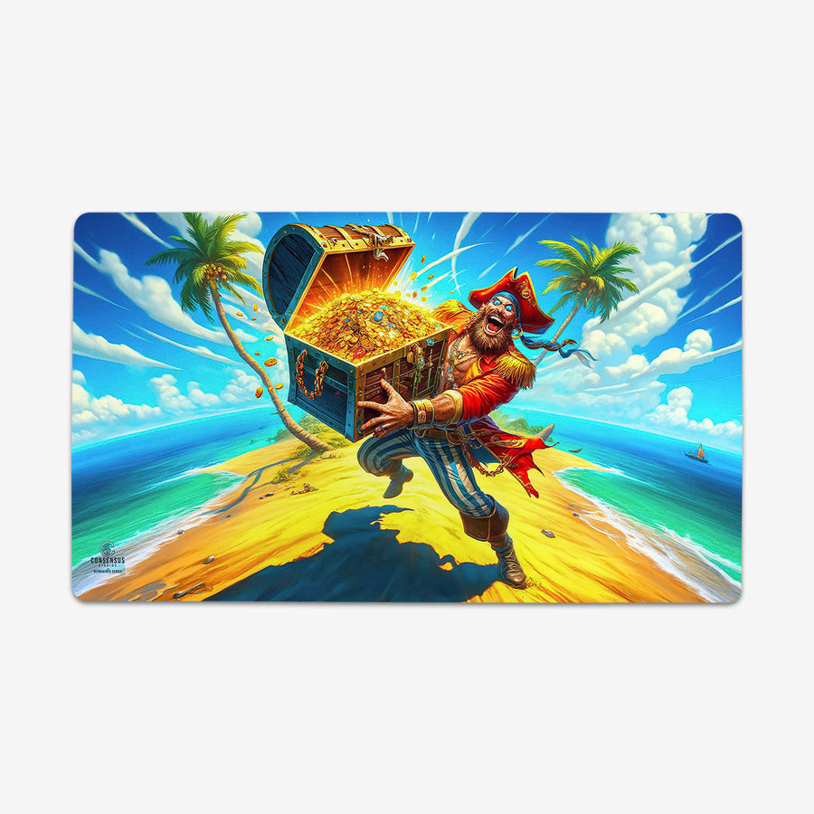 Deserted Island Pirate Gold Playmat