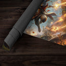 Fighting Rabbit Wizard Playmat