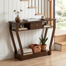 Console Table with Storage Drawer and Shelf, 47-Inch