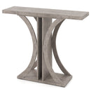 Console Table 39.5 Inch Rectangular Entryway Table with Geometric Frame