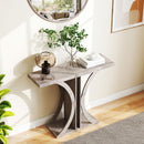 Console Table 39.5 Inch Rectangular Entryway Table with Geometric Frame