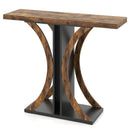 Console Table 39.5 Inch Rectangular Entryway Table with Geometric Frame