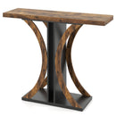 Console Table 39.5 Inch Rectangular Entryway Table with Geometric Frame