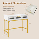 Console Table with LED Lighting and Charging Station for Living Room and Hallway