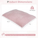 Convertible Bean Bag Floor Sofa with Washable Corduroy Cover