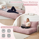 Convertible Bean Bag Floor Sofa with Washable Corduroy Cover