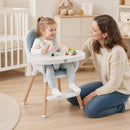 Convertible High Chair with 5-Point Harness - Beige