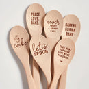 Cook What You Love Love What You Cook Wooden Spoon | In a Muslin Gift Bag