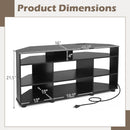 Corner TV Stand for TVs up to 55 Inch with Storage
