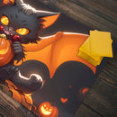 Halloween Demon Kitten Playmat