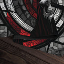 Stained Glass Skull Of The Fallen Saint Playmat