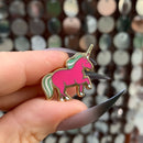 Couldn't Find You A Real Unicorn Enamel Pin on Gift Card