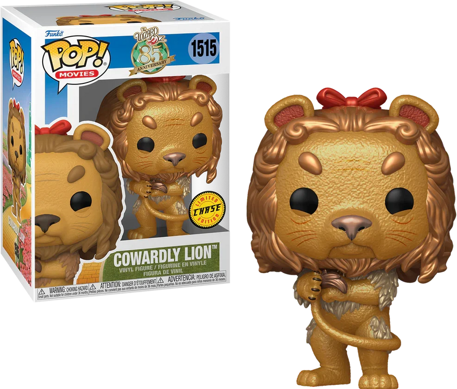Funko Pop Movies The Wizard of Oz 85th Anniversary Cowardly Lion 1515 LIMITED EDITION CHASE