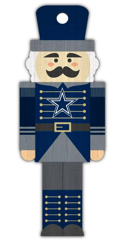 Dallas Cowboys Wood Nutcracker Ornament