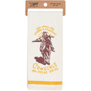 Cowgirls Kitchen Towel | Western-themed Tea Hand Dish Cloth | 18" x 28"