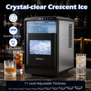 Countertop Ice Maker 26 Lbs/Day with Adjustable Thickness