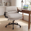 Criss Cross Chair on Wheels with Flip-up Arms Adjustable Height