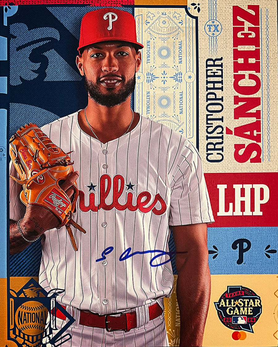 Cristopher Sanchez 2024 All-Star Game Autographed Philadelphia Phillies 8