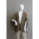 Crochet Back Tasseled Kimono | Bohemian Theme Cardigan Beachwear Cover-up