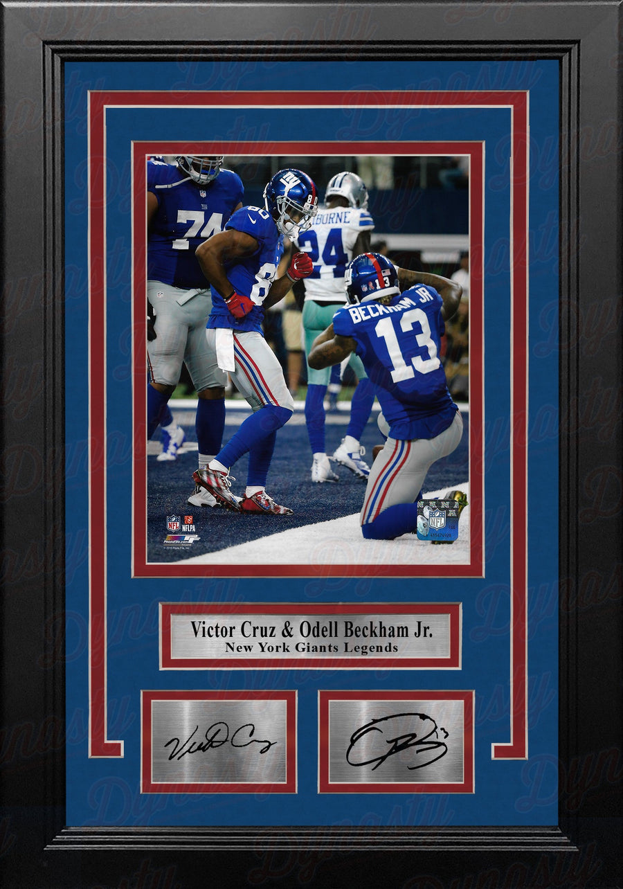 Victor Cruz & Odell Beckham New York Giants 8