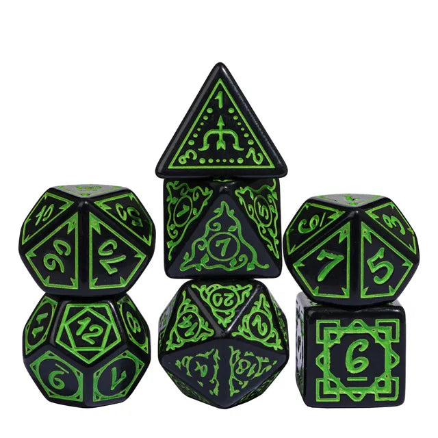 Cryptic Knots: Verdant RPG Dice Set