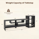 TV Stand for 55 Inch TV with Power Outlets and Storage