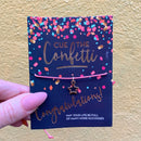 Cue the Confetti Congratulations Bracelet on a Gift Card | Star Charm Jewelry