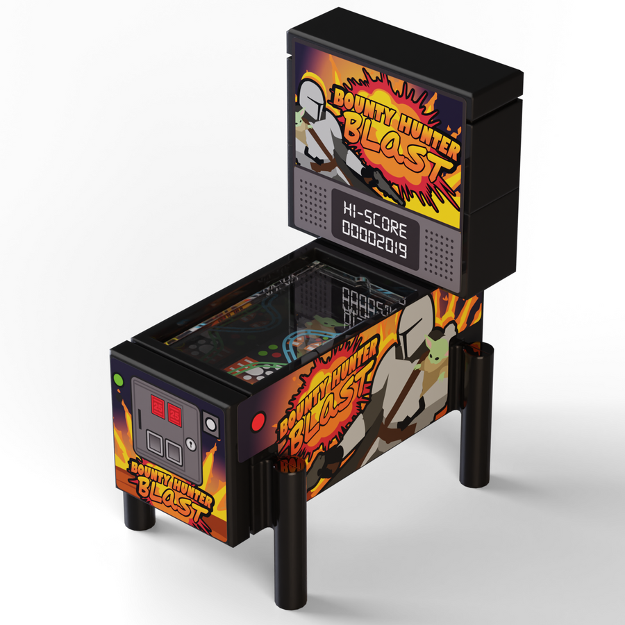 Bounty Hunter Blast Pinball Arcade Machine Building Set