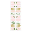 Cute Cannabis Nail Wrap Kit | Nail Care Arts Tools Accessories | On-the-go Travel Kit
