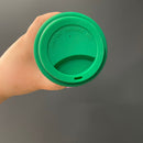 You Grow Girl Ceramic To Go Mug | Holds 16 oz. | Eco Mug with Silicone Lid and Sleeve