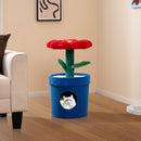 Cute Cat Tree with Flower Padded Perch for Indoor Cats