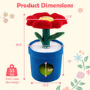 Cute Cat Tree with Flower Padded Perch for Indoor Cats
