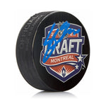 Cutter Gauthier Anaheim Ducks Autographed NHL Hockey 2022 Draft Puck
