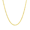 14k Yellow Gold Sparkle Chain 1.5mm