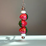 Strawberries Bar Charm - Tumbler Handle Charm